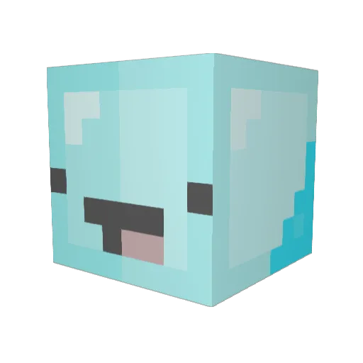 DjTallinn Minecraft avatar head, 3D render