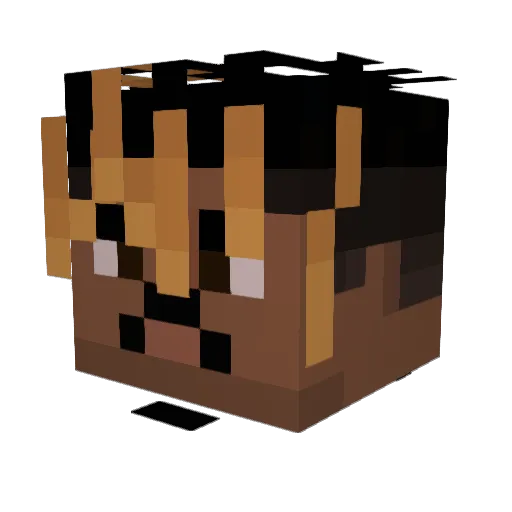 Dj_Bundy999 Minecraft avatar head, 3D render