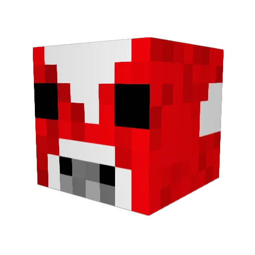 Dj_Wolf01 Minecraft avatar head, 3D render