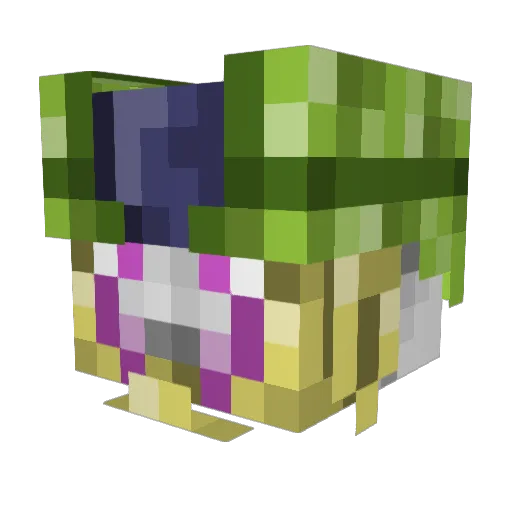 Dj_inc2 Minecraft avatar head, 3D render