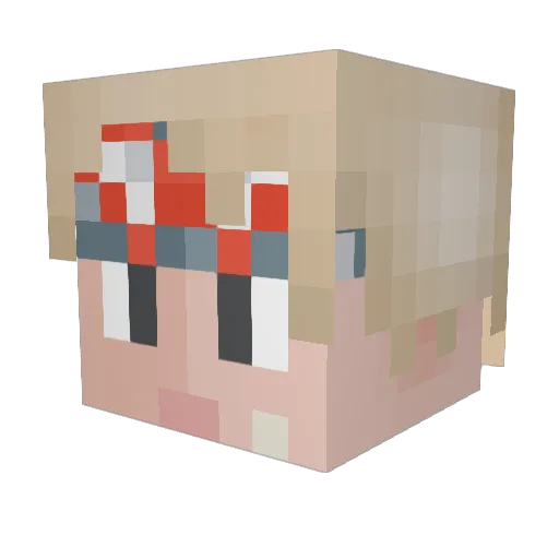 Django_Sol Minecraft avatar head, 3D render
