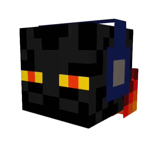 Djbeastmode Minecraft avatar head, 3D render