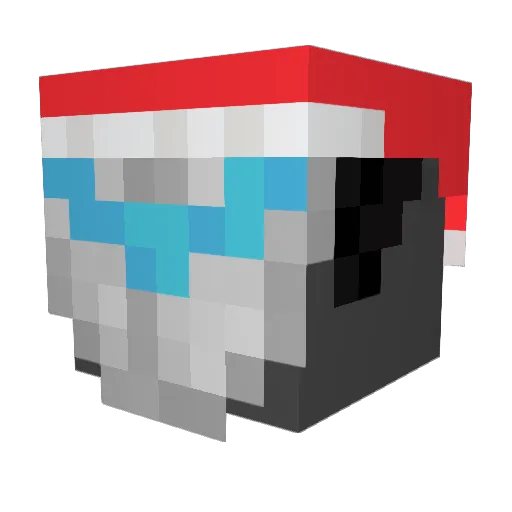 Djcake27 Minecraft avatar head, 3D render