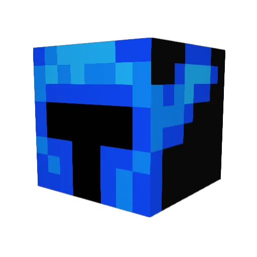 Djestroyer Minecraft avatar head, 3D render
