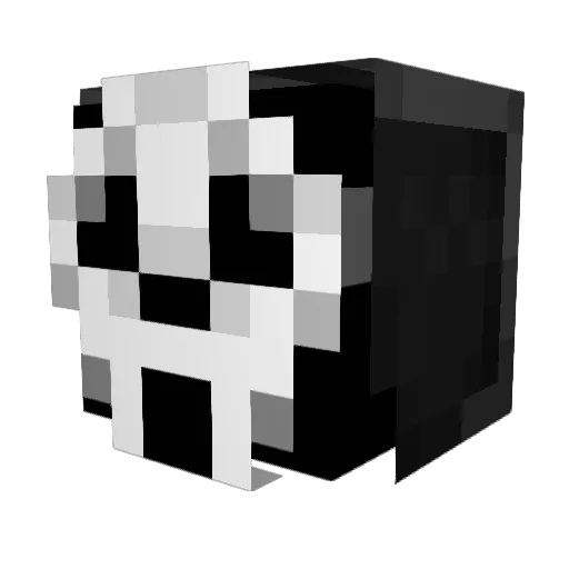 Djho09yt Minecraft avatar head, 3D render