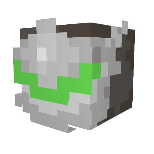 Djleady Minecraft avatar head, 3D render