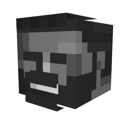 Djmango123 Minecraft avatar head, 3D render