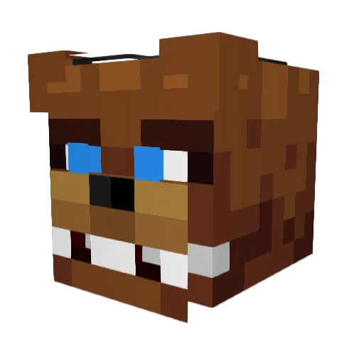DjoeyY Minecraft avatar head, 3D render