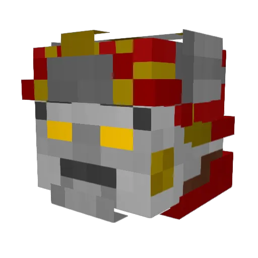 DjoleBuilder Minecraft avatar head, 3D render