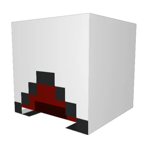 DjsMedia Minecraft avatar head, 3D render