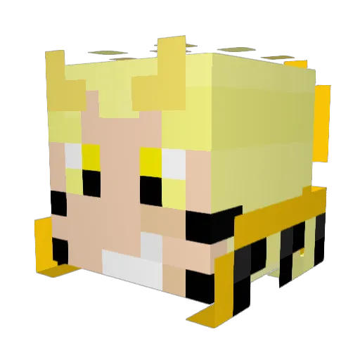 Djtay250 Minecraft avatar head, 3D render