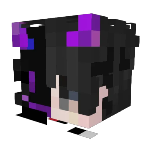 Djwan11 Minecraft avatar head, 3D render