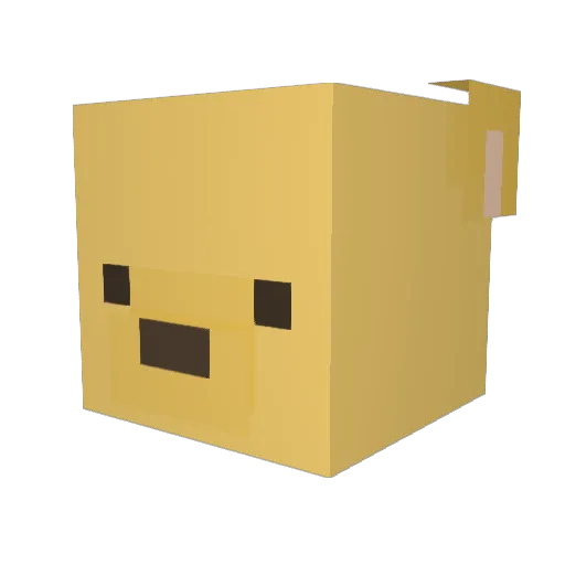Dk4TheWinnn Minecraft avatar head, 3D render