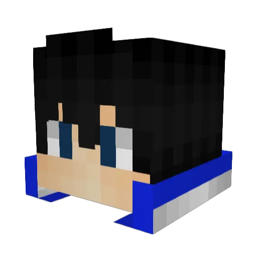 Dkazuto938 Minecraft avatar head, 3D render