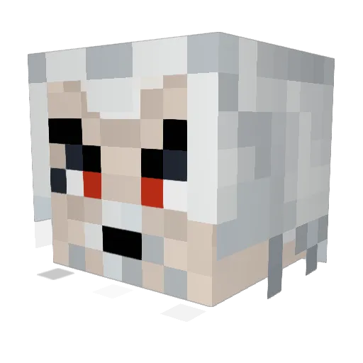Dko12 Minecraft avatar head, 3D render