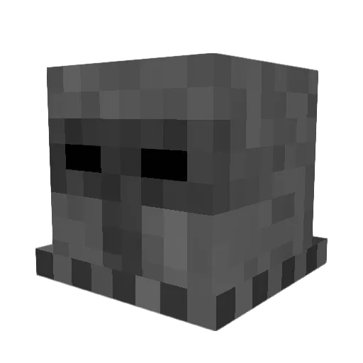 Dksidekid Minecraft avatar head, 3D render