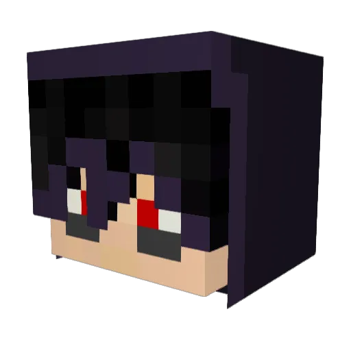 Dl46 Minecraft avatar head, 3D render