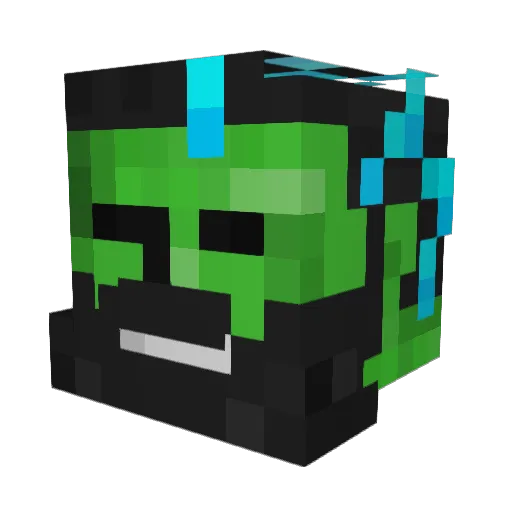 DlNAMITEUR Minecraft avatar head, 3D render