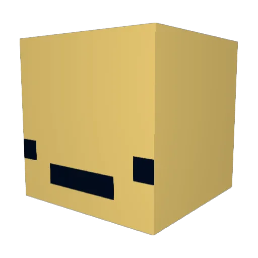 Dlomonster2 Minecraft avatar head, 3D render