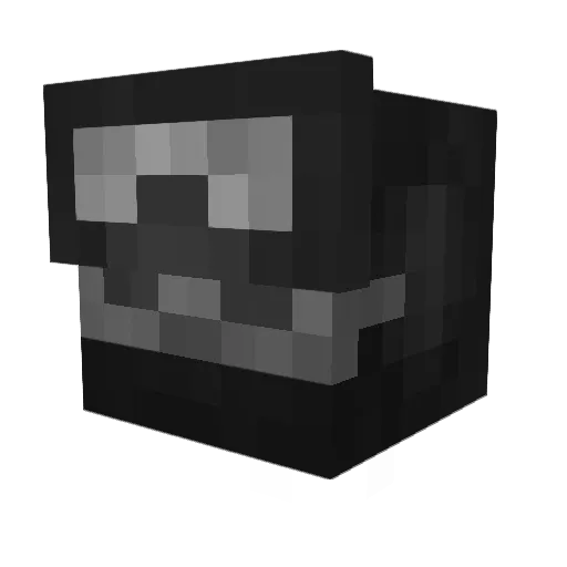 Dlongwell Minecraft avatar head, 3D render