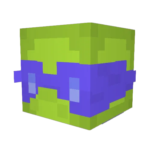 Dlotus6 Minecraft avatar head, 3D render
