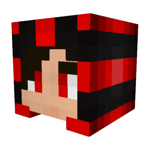 Dman4488 Minecraft avatar head, 3D render