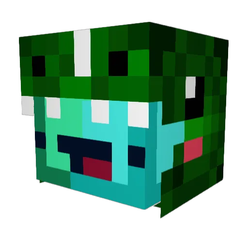 DmarcD Minecraft avatar head, 3D render