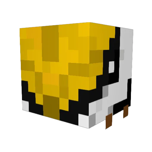 Dmeta425 Minecraft avatar head, 3D render