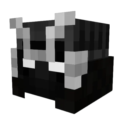 Dmka Minecraft avatar head, 3D render