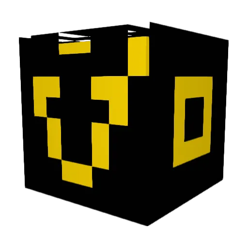 DmnNcls Minecraft avatar head, 3D render