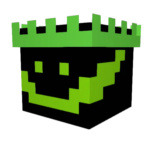 Dmocy Minecraft avatar head, 3D render