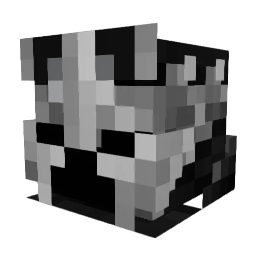 Dmonster49 Minecraft avatar head, 3D render