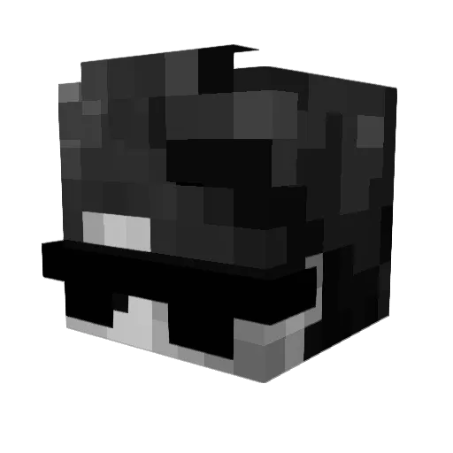Dmqc_ Minecraft avatar head, 3D render