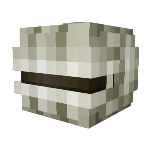 DnChustilla Minecraft avatar head, 3D render