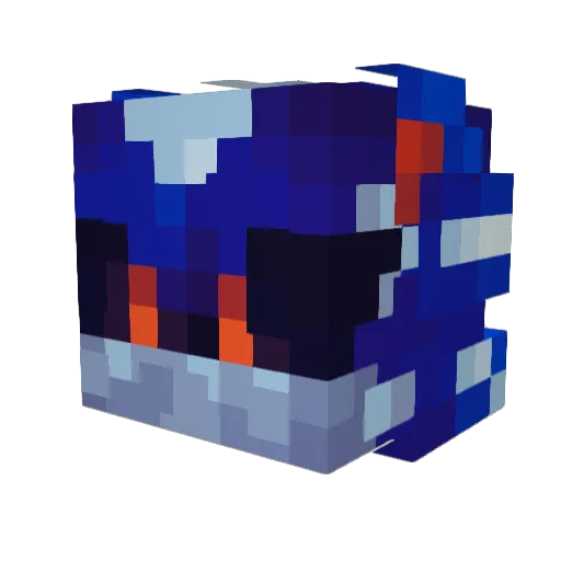 DnD_D20 Minecraft avatar head, 3D render
