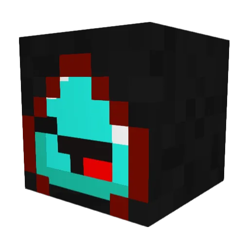 DnDaveT5S Minecraft avatar head, 3D render