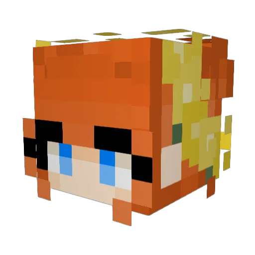 DnDnerd8408 Minecraft avatar head, 3D render