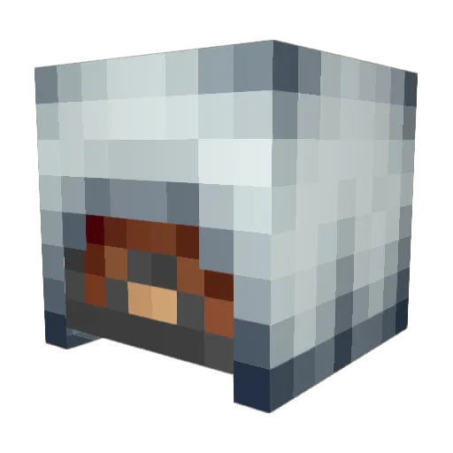 DnieDD Minecraft avatar head, 3D render