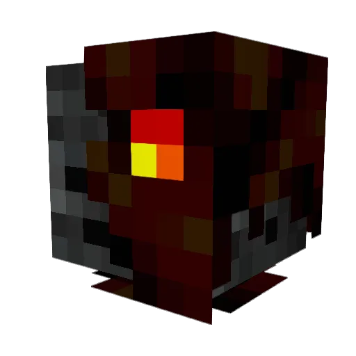 Dniiper Minecraft avatar head, 3D render