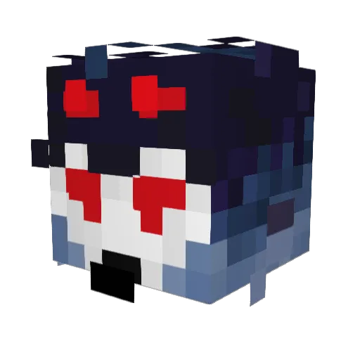 Dniw_ Minecraft avatar head, 3D render