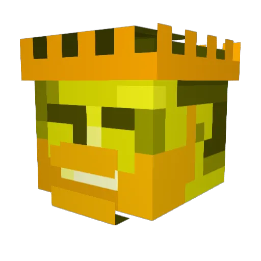 Dnmz45 Minecraft avatar head, 3D render