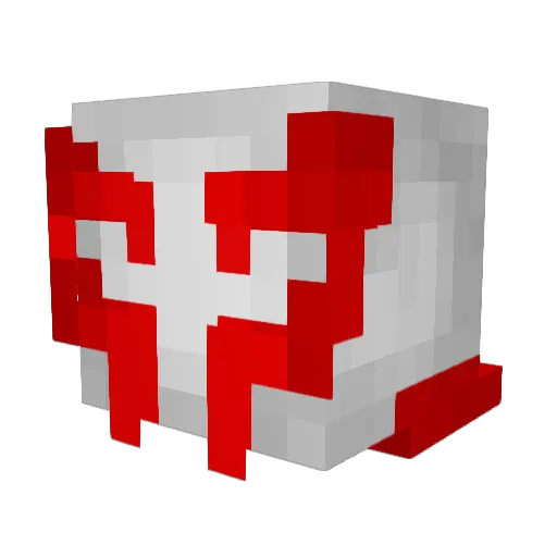 Dnotts Minecraft avatar head, 3D render