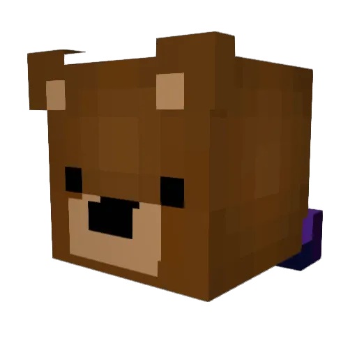 Dnsm99 Minecraft avatar head, 3D render