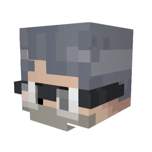 DntTreadOnMe06 Minecraft avatar head, 3D render
