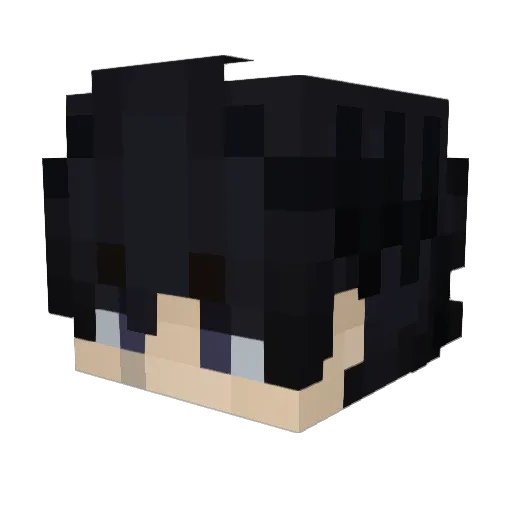 Dnyl_0 Minecraft avatar head, 3D render