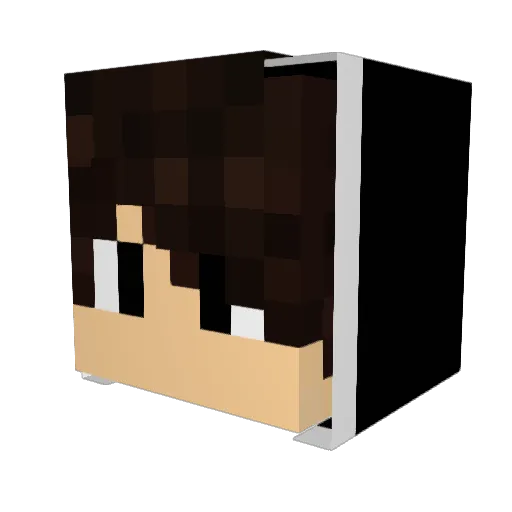 Do0zerGamingTR Minecraft avatar head, 3D render