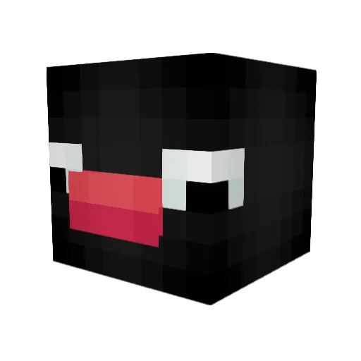 DoBloco Minecraft avatar head, 3D render