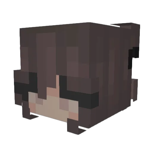 DoBsHiK Minecraft avatar head, 3D render