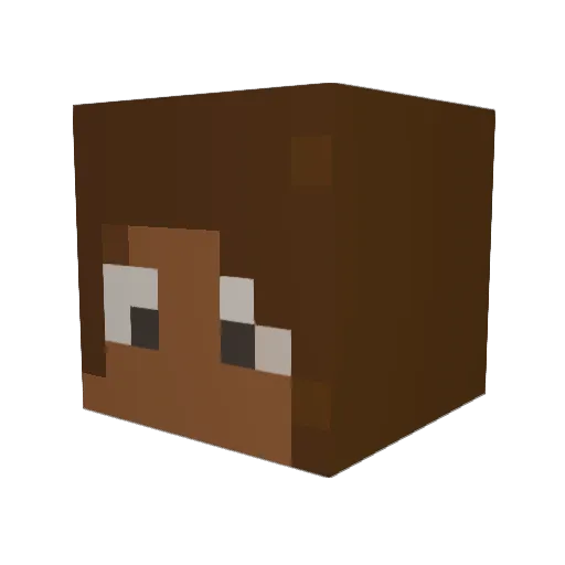 DoGyDrIvEr Minecraft avatar head, 3D render