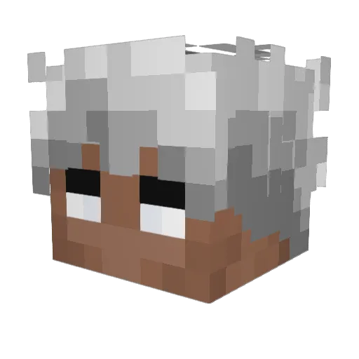 DoItForLunch Minecraft avatar head, 3D render